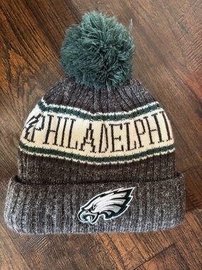 Philadelphia Eagles Beanie New Era Gray Knit NFL Beanie